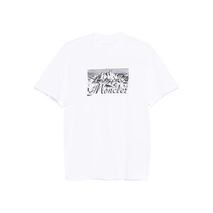 Moncler White T-Shirts & Vests - T-Shirts Men